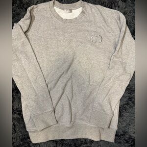 Dior Light Gray Crewneck Sweater Men’s Size Large